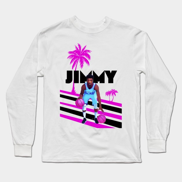 Jimmy Buckets Long Sleeve T-Shirt by Buff Geeks Art